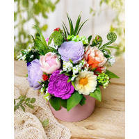 Букет цветов «Живая нежность»