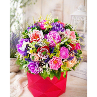 Букет мыльных цветов «Феерия цвета»