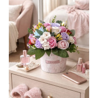 Мыльный букет «Пудровый шик»