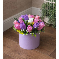 Букет из мыльных тюльпанов «Весенняя нежность»