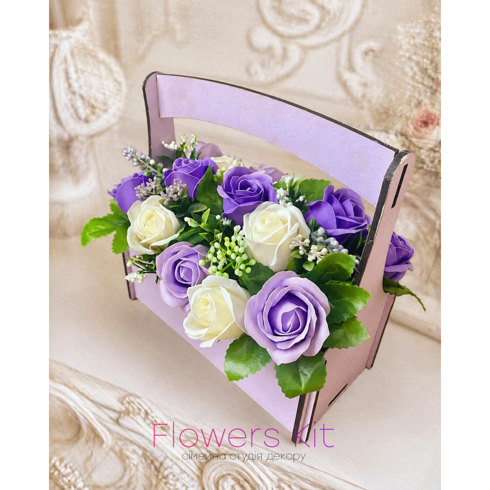 Букет мильних квітів "Лавандова елегентність"