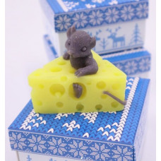 Мыльная композиция “Сыр и мышонок" в коробке